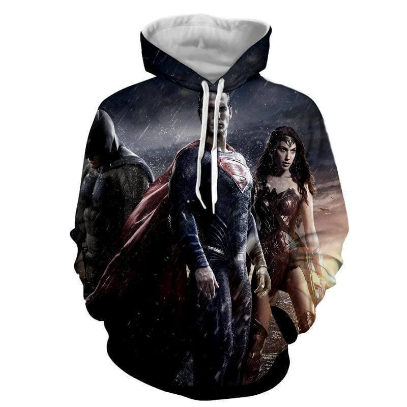 Justice League 3D All Over Printed Sweatshirt, Hoodie, Zip Hoodie | Fan Apparel For Men, Women