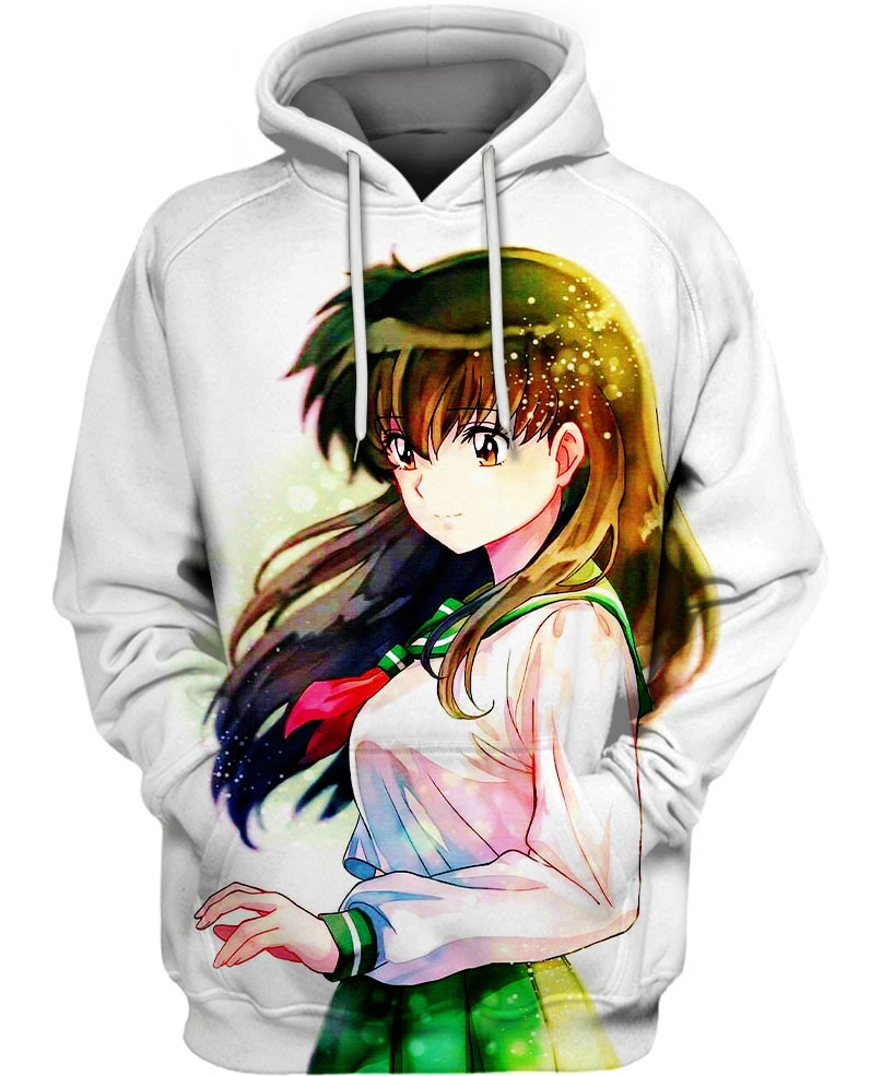 Kagome Inuyasha 3D All Over Printed Sweatshirt, Hoodie, Zip Hoodie | Fan Apparel For Men, Women