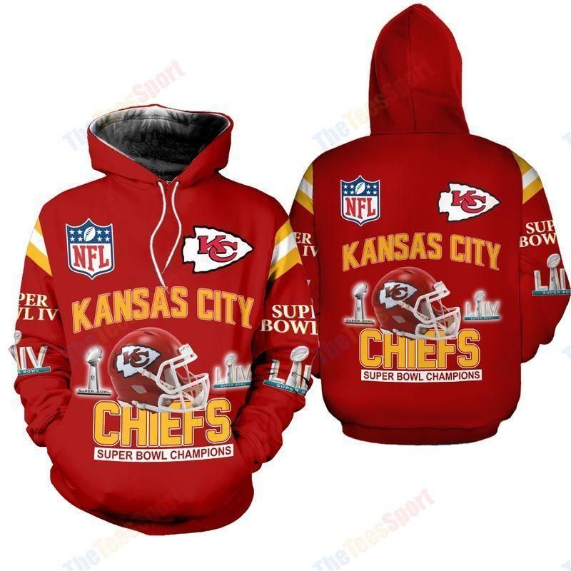 Kansas City Chiefs 3D All Over Printed Sweatshirt, Hoodie, Zip Hoodie | Nfl Fan Gear For Men, Women