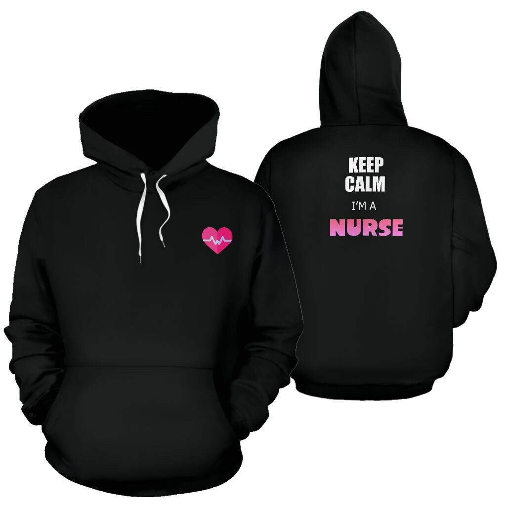 Keep Calm Nurse 3D All Over Printed Sweatshirt, Hoodie, Zip Hoodie | Fan Apparel For Men, Women
