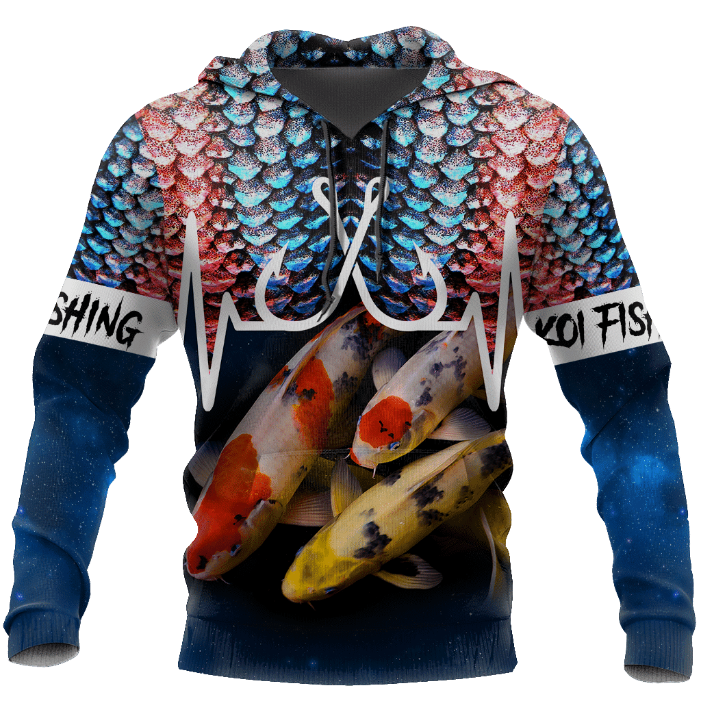 Koi Fishing Unisex 3D All Over Printed Sweatshirt, Hoodie, Zip Hoodie | Fan Apparel For Men, Women