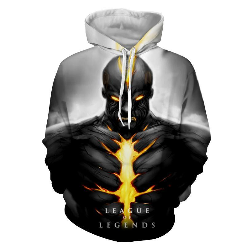 League Of Legends Brand Burning Vengeance Cool 3D All Over Printed Sweatshirt, Hoodie, Zip Hoodie | Fan Apparel For Men, Women
