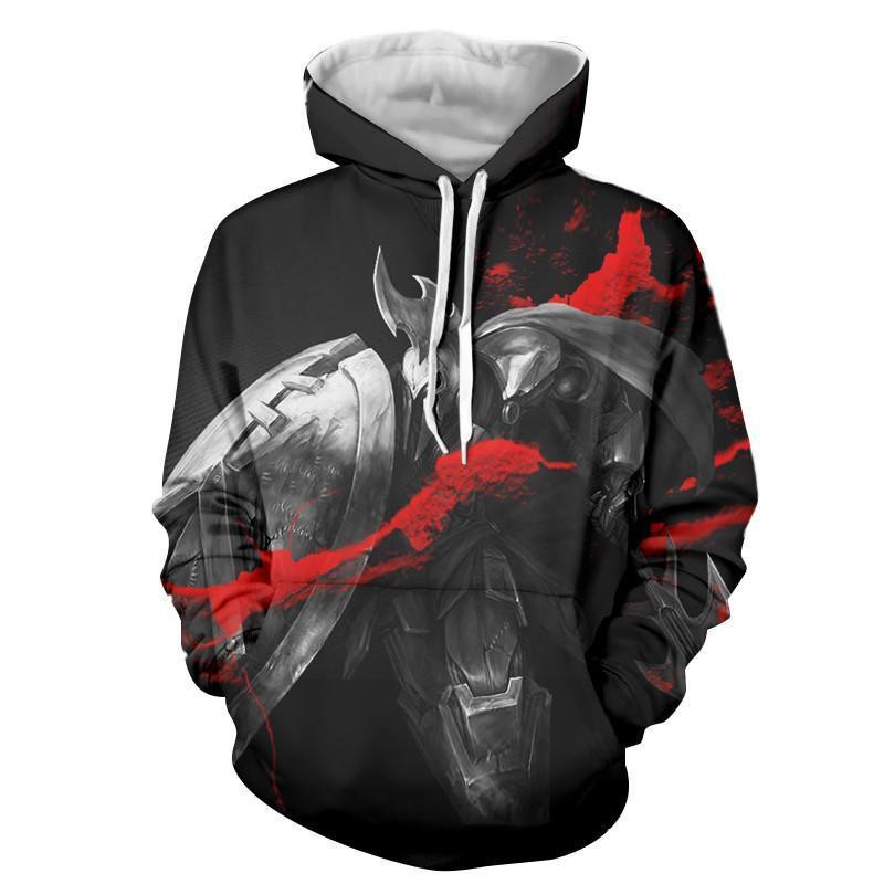 League Of Legends Impressive Pantheon Weapon 3D All Over Printed Sweatshirt, Hoodie, Zip Hoodie | Fan Apparel For Men, Women