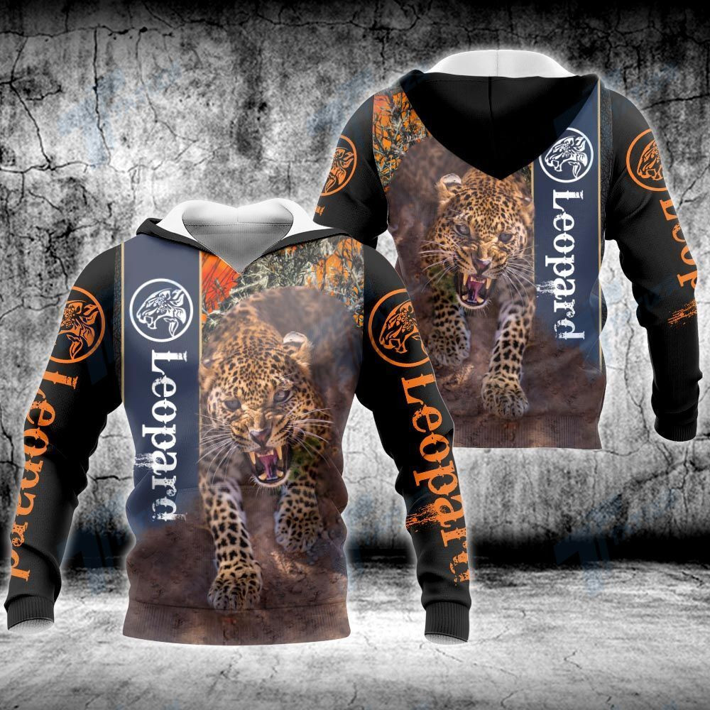 Leopard 3D All Over Printed Sweatshirt, Hoodie, Zip Hoodie | Fan Apparel For Men, Women