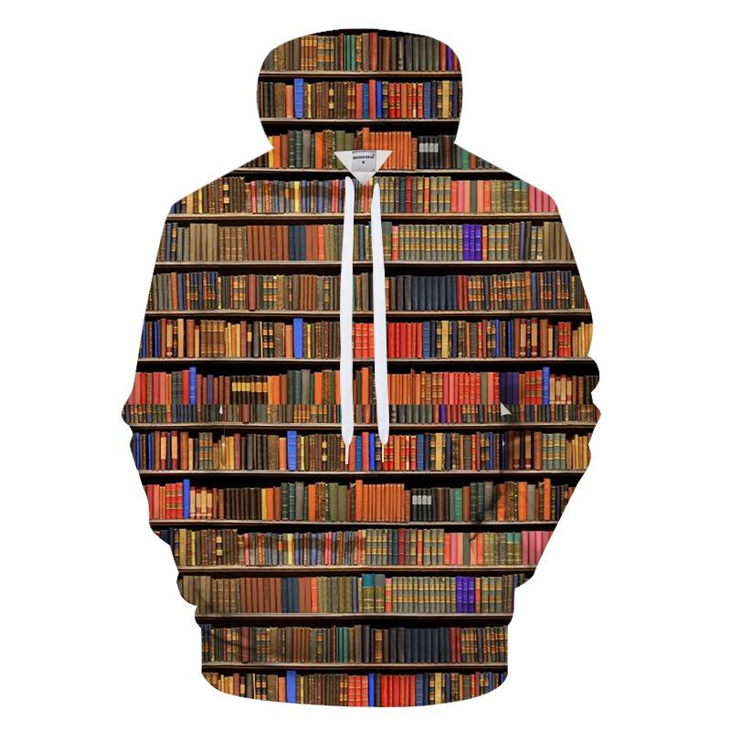 Library Of Knowledge 3D All Over Printed Sweatshirt, Hoodie, Zip Hoodie | Fan Apparel For Men, Women
