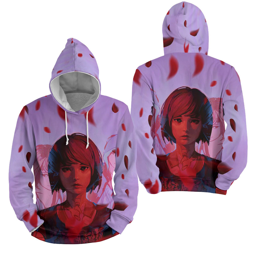 Life Is Strange -max Watercolor Art 3D All Over Printed Sweatshirt, Hoodie, Zip Hoodie | Fan Apparel For Men, Women
