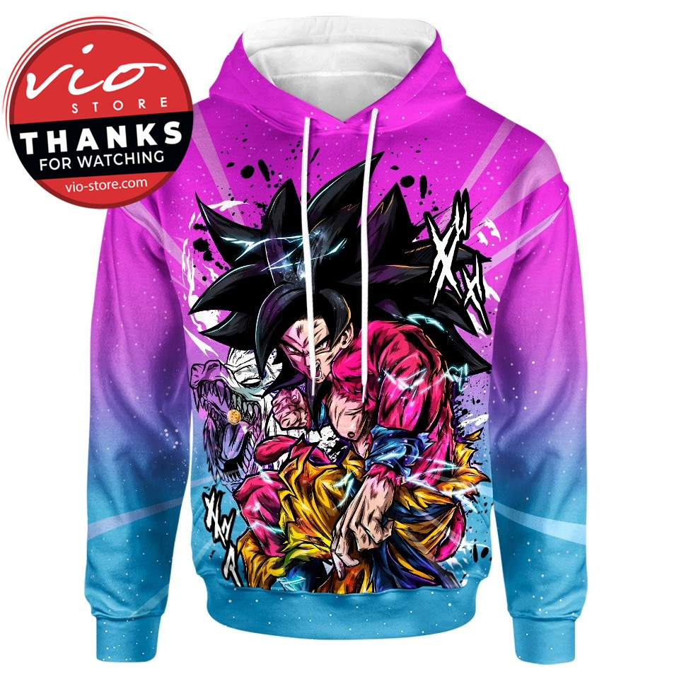 Limit-breaking Kamehameha 3D All Over Printed Sweatshirt, Hoodie, Zip Hoodie | Fan Apparel For Men, Women