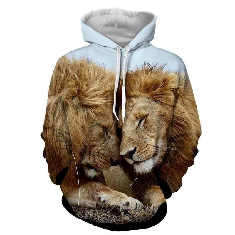 Lion 3D All Over Printed Sweatshirt, Hoodie, Zip Hoodie | Fan Apparel For Men, Women