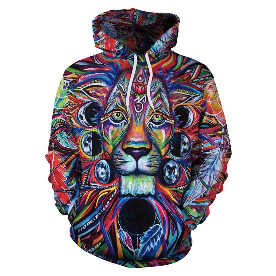 Lion Printed Design Hoodie 3D All Over Printed Sweatshirt, Hoodie, Zip Hoodie | Fan Apparel For Men, Women