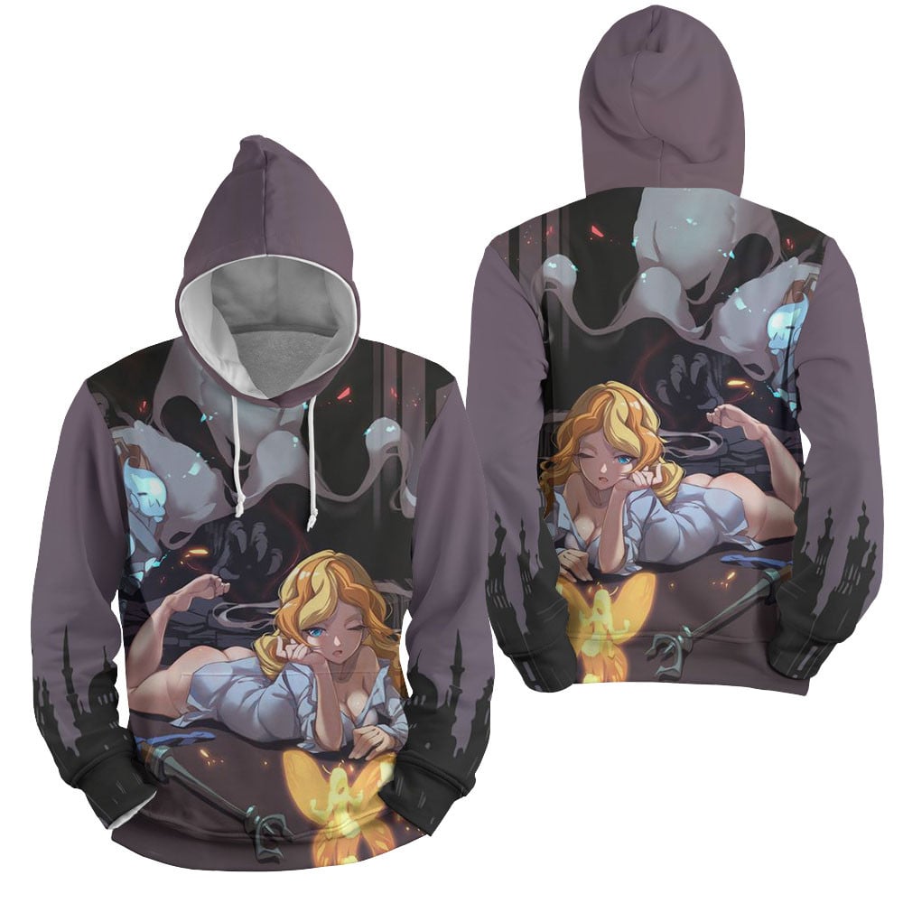 Little Witch Academia Diana Cavendish Sexy 3D All Over Printed Sweatshirt, Hoodie, Zip Hoodie | Fan Apparel For Men, Women