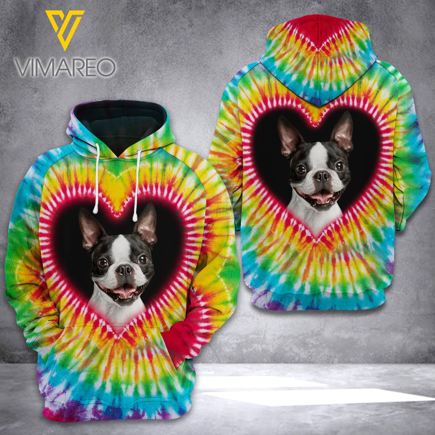 Lkh Boston Terrier 3D All Over Printed Sweatshirt, Hoodie, Zip Hoodie | Fan Apparel For Men, Women