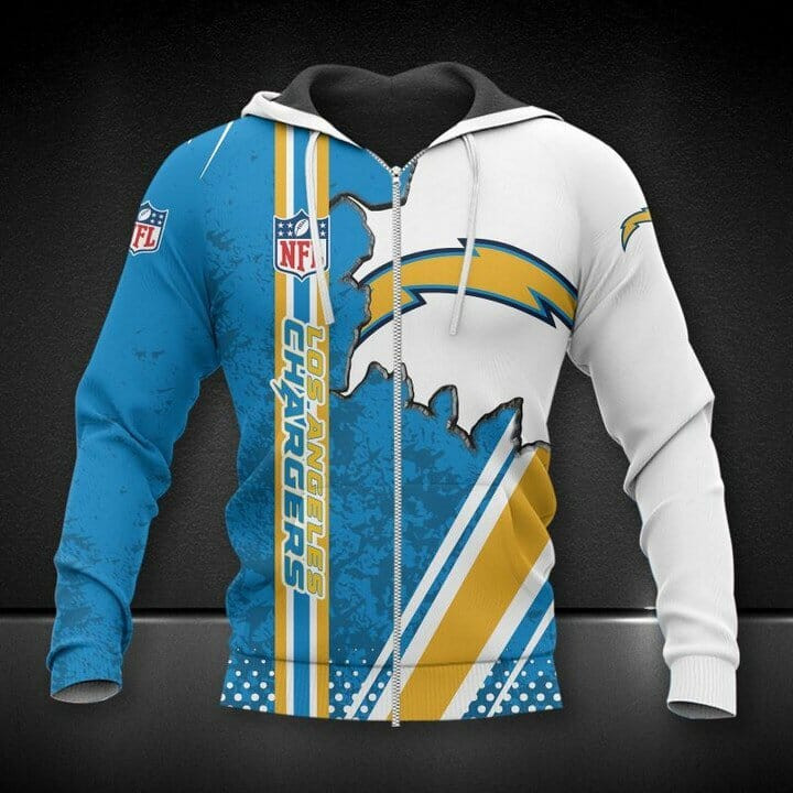 Los Angeles Chargers Unisex 3D All Over Printed Sweatshirt, Hoodie, Zip Hoodie | Nfl Fan Gear For Men, Women