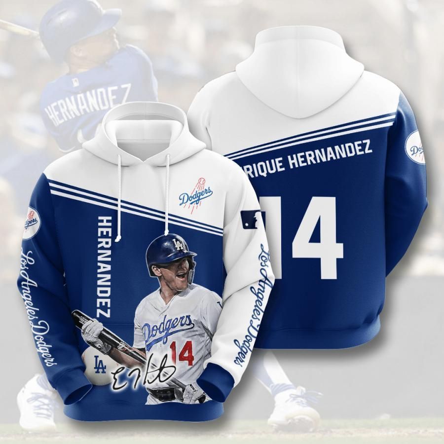 Los Angeles Dodgers Enrique Hernandez 14 3D All Over Printed Sweatshirt, Hoodie, Zip Hoodie | Mlb Fan Gear For Men, Women