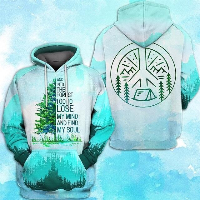 Lose My Mind And Find My Soul Camping 3D All Over Printed Sweatshirt, Hoodie, Zip Hoodie | Fan Apparel For Men, Women