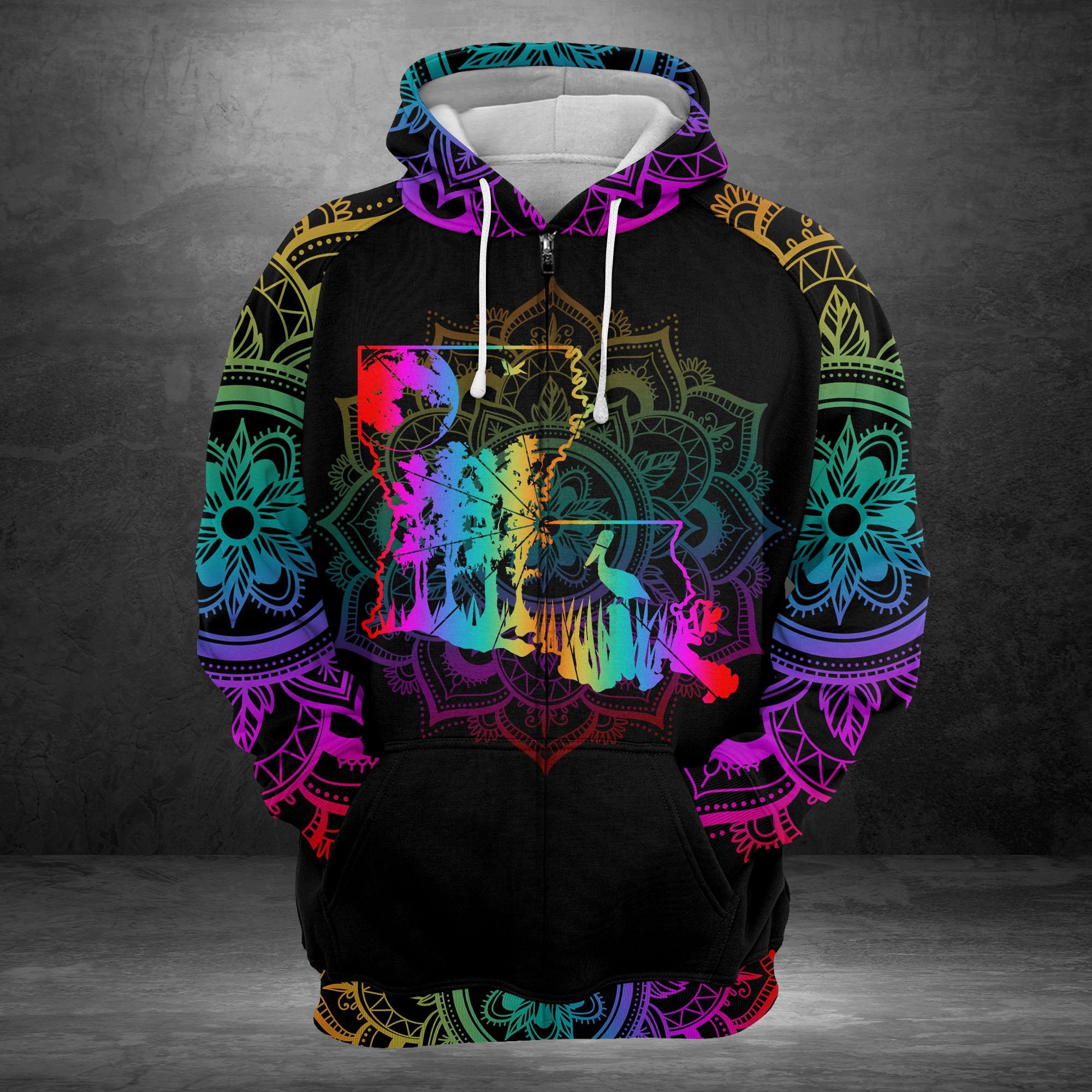 Louisiana Brown Pelican 3D All Over Printed Sweatshirt, Hoodie, Zip Hoodie | Fan Apparel For Men, Women