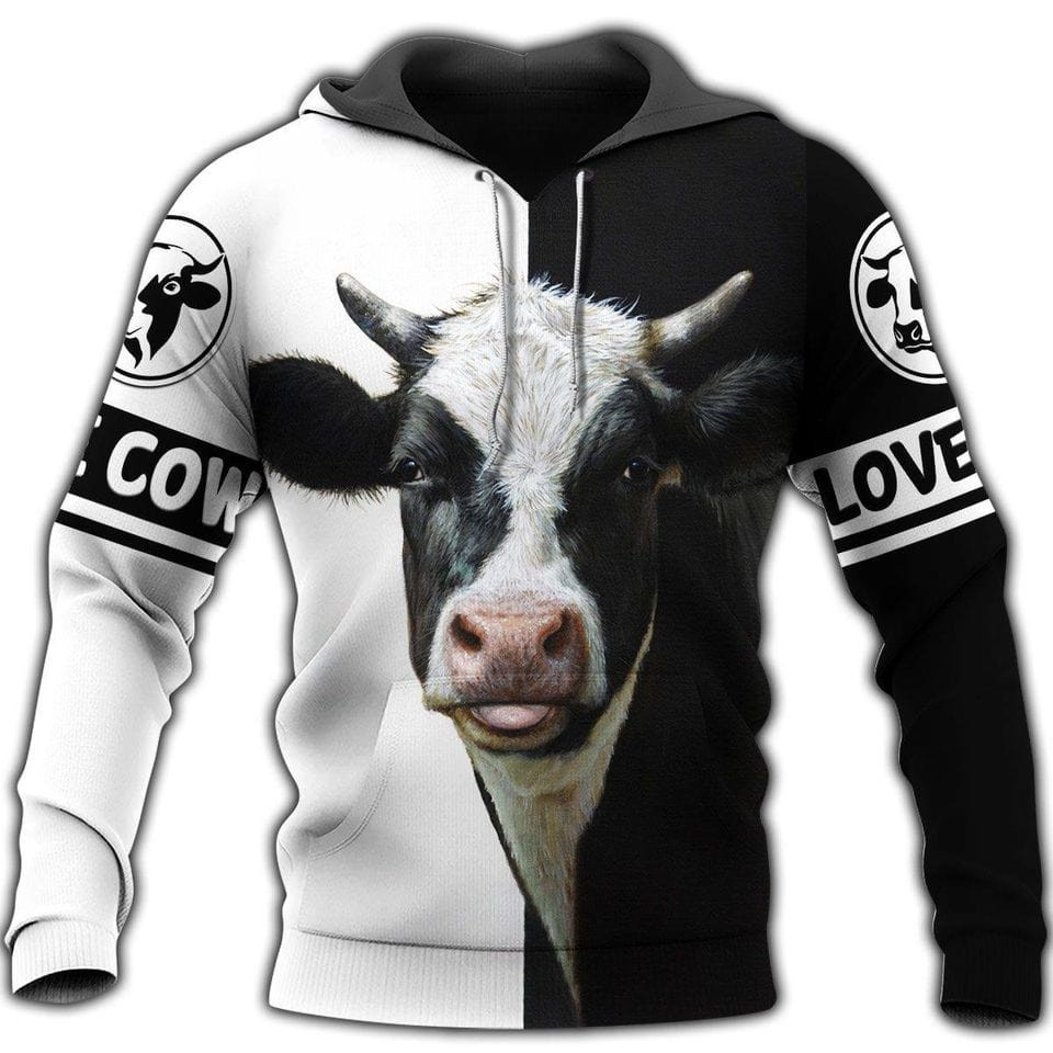 Love Cow 3D All Over Printed Sweatshirt, Hoodie, Zip Hoodie | Fan Apparel For Men, Women