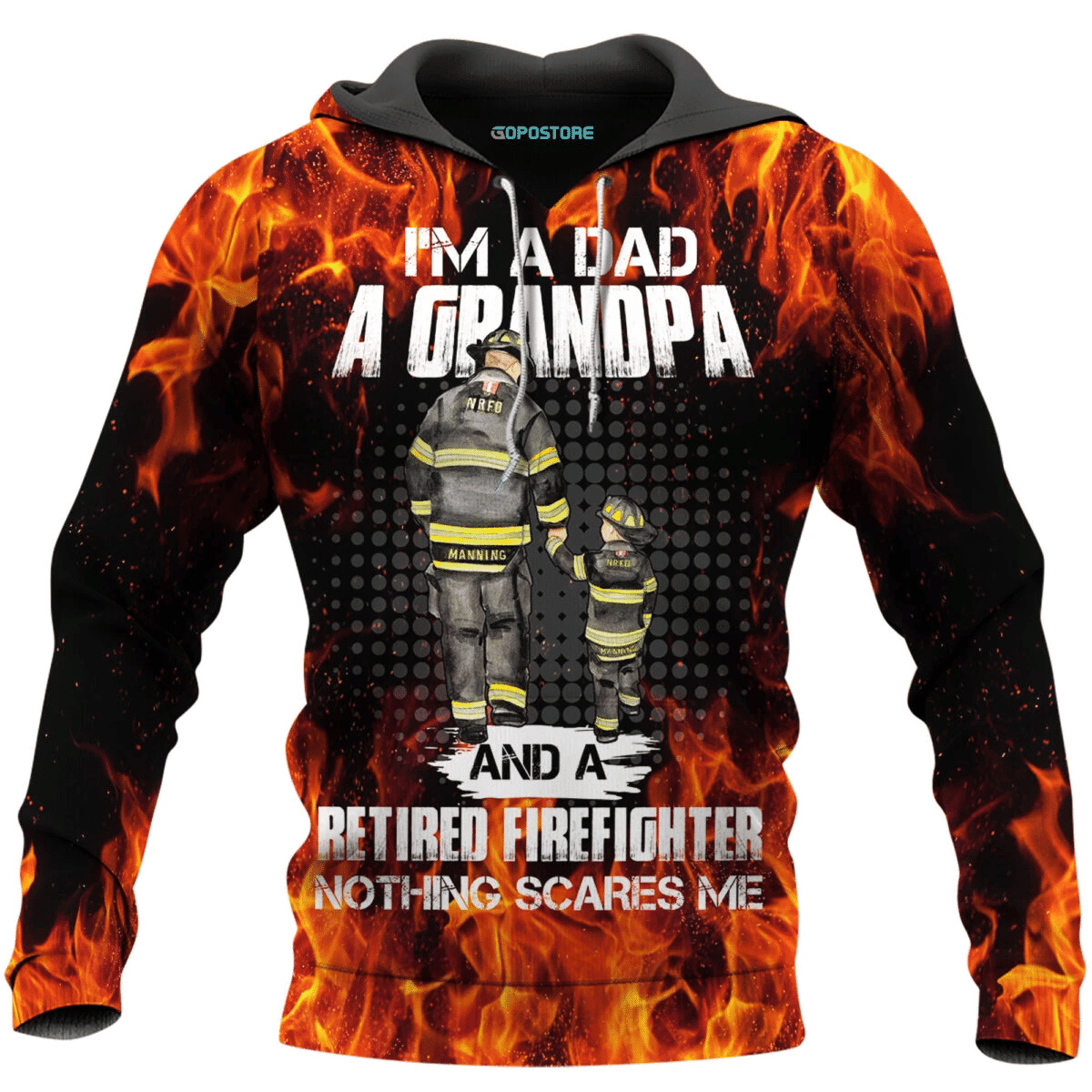 Love Firefighter 3D All Over Printed Sweatshirt, Hoodie, Zip Hoodie | Fan Apparel For Men, Women