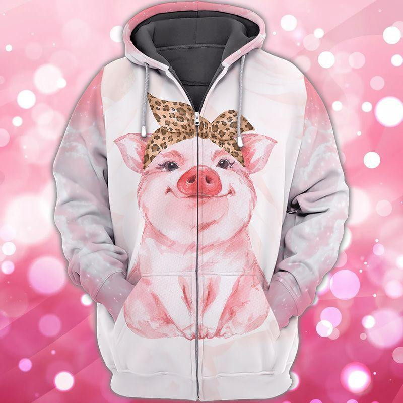 Love Pig Unisex 3D All Over Printed Sweatshirt, Hoodie, Zip Hoodie | Fan Apparel For Men, Women