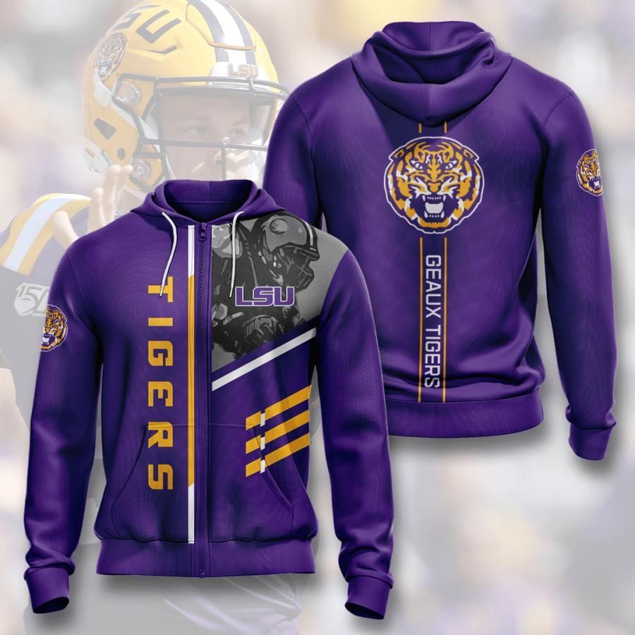 Lsu Tigers 3D All Over Printed Sweatshirt, Hoodie, Zip Hoodie | Ncaa Fan Gear For Men, Women