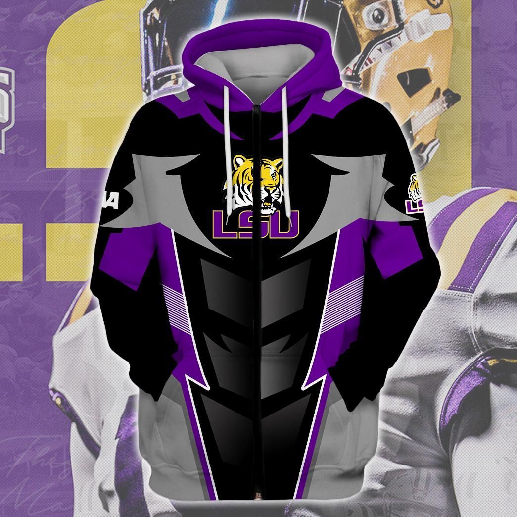 Lsu Tigers 3D All Over Printed Sweatshirt, Hoodie, Zip Hoodie | Ncaa Fan Gear For Men, Women