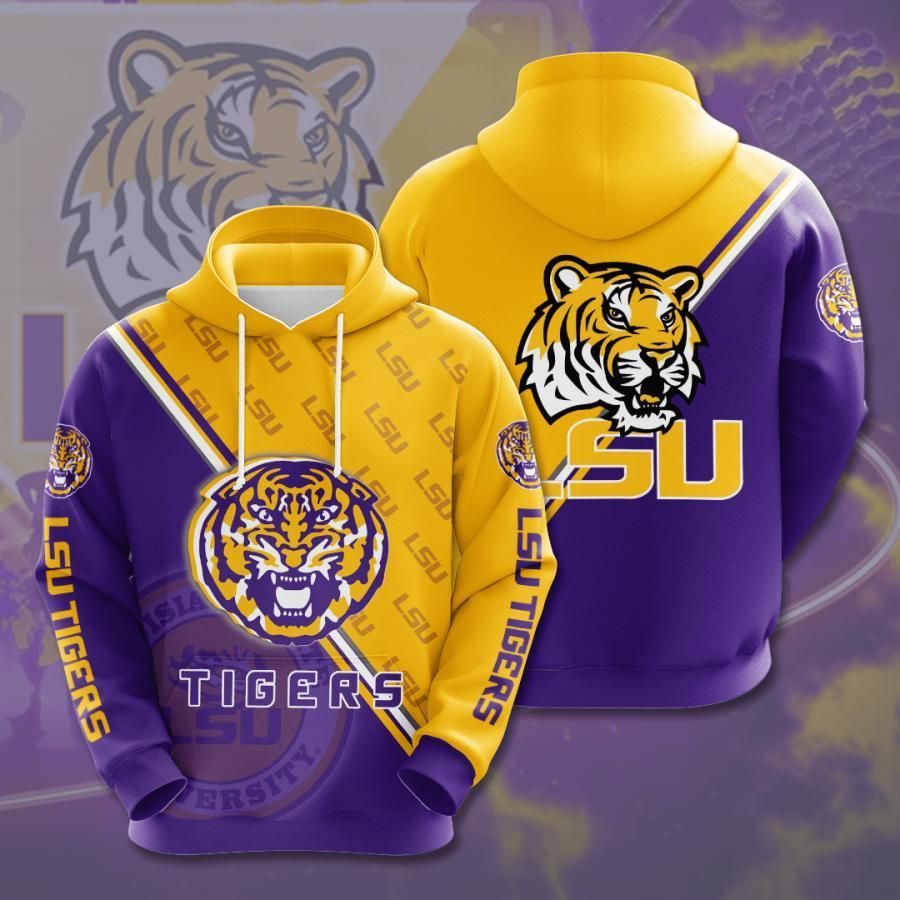 Lsu Tigers 3D All Over Printed Sweatshirt, Hoodie, Zip Hoodie | Ncaa Fan Gear For Men, Women