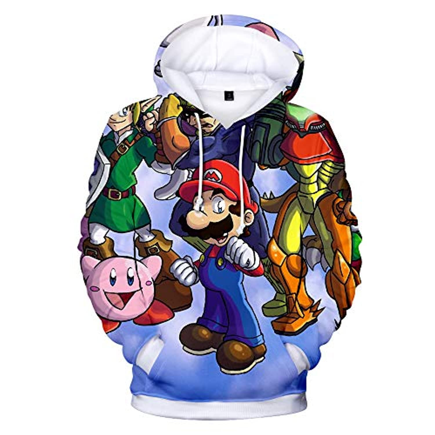 Mario Super Smash Bros Nintendo Character 3D All Over Printed Sweatshirt, Hoodie, Zip Hoodie | Fan Apparel For Men, Women