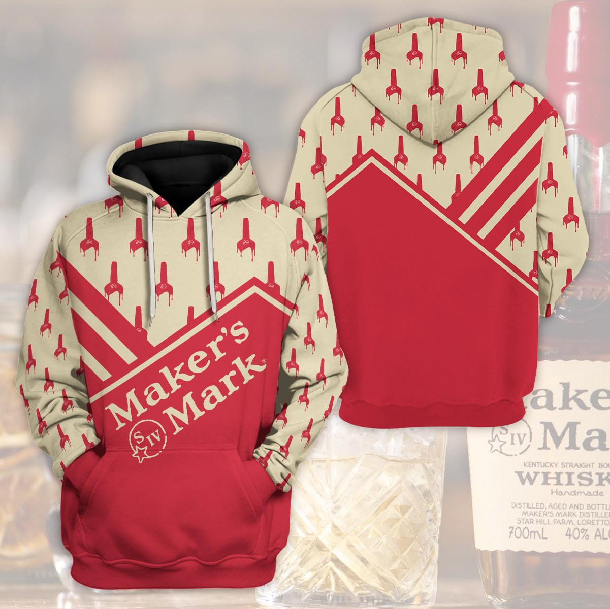 Markers Mark Bourbon Whiskey 3D All Over Printed Sweatshirt, Hoodie, Zip Hoodie | Fan Apparel For Men, Women