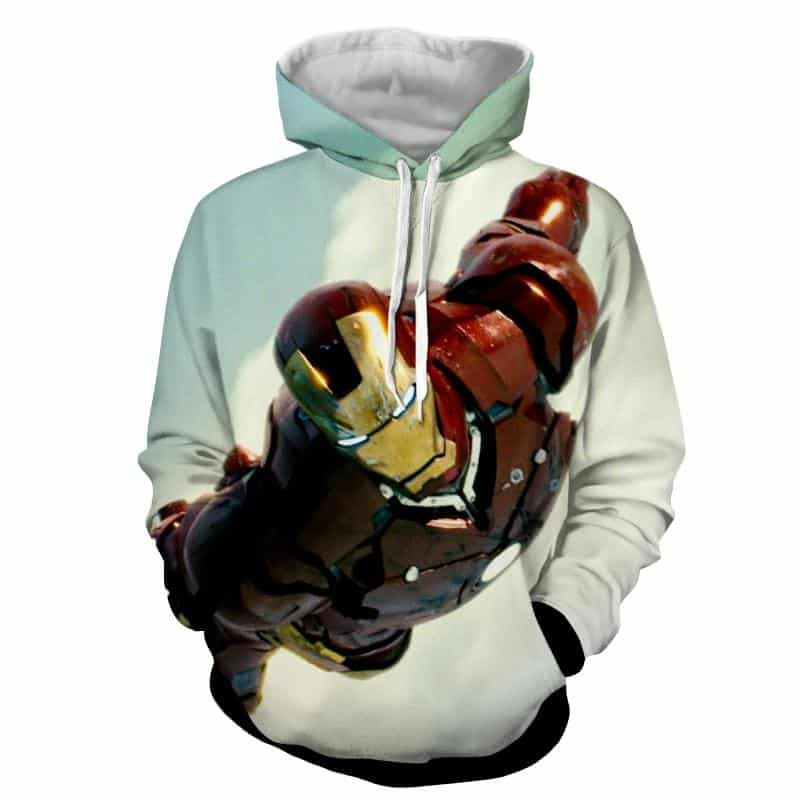 Marvel Comics The Intense Iron Man 3D All Over Printed Sweatshirt, Hoodie, Zip Hoodie | Fan Apparel For Men, Women