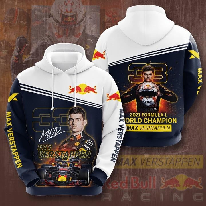 Max Verstappen 2021 Fomula1 World Champion 3D All Over Printed Sweatshirt, Hoodie, Zip Hoodie | Fan Apparel For Men, Women