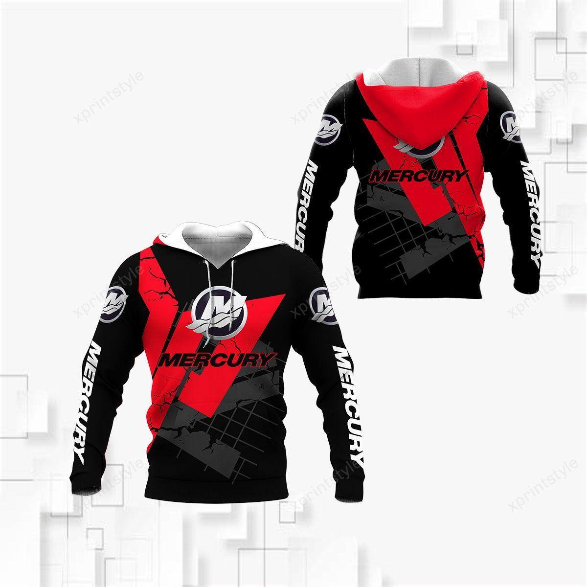 Mercury Marine Red 3D All Over Printed Sweatshirt, Hoodie, Zip Hoodie | Fan Apparel For Men, Women