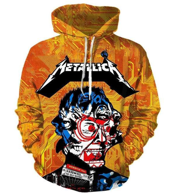Metallica 3D All Over Printed Sweatshirt, Hoodie, Zip Hoodie | Fan Apparel For Men, Women