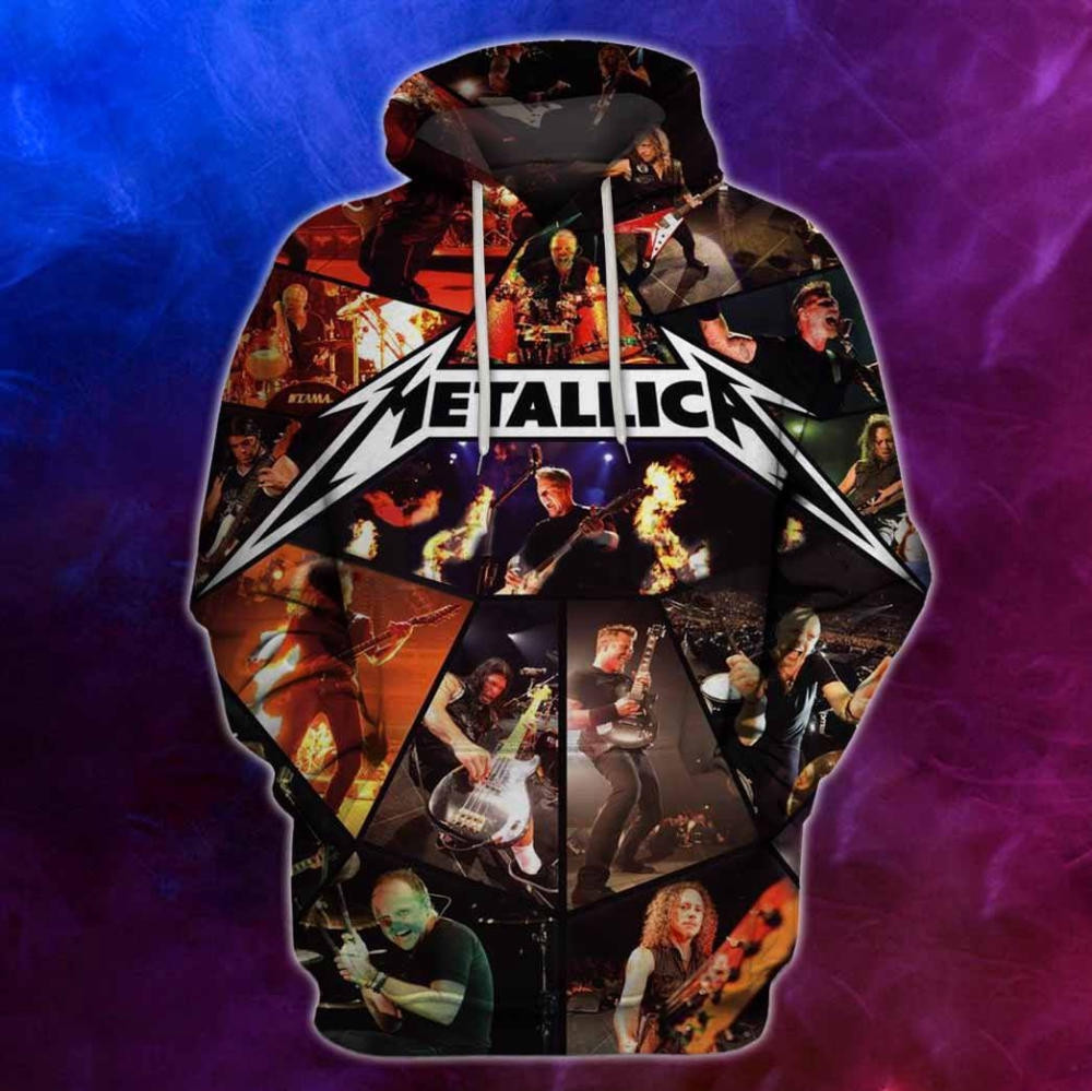 Metallica Unisex 3D All Over Printed Sweatshirt, Hoodie, Zip Hoodie | Fan Apparel For Men, Women