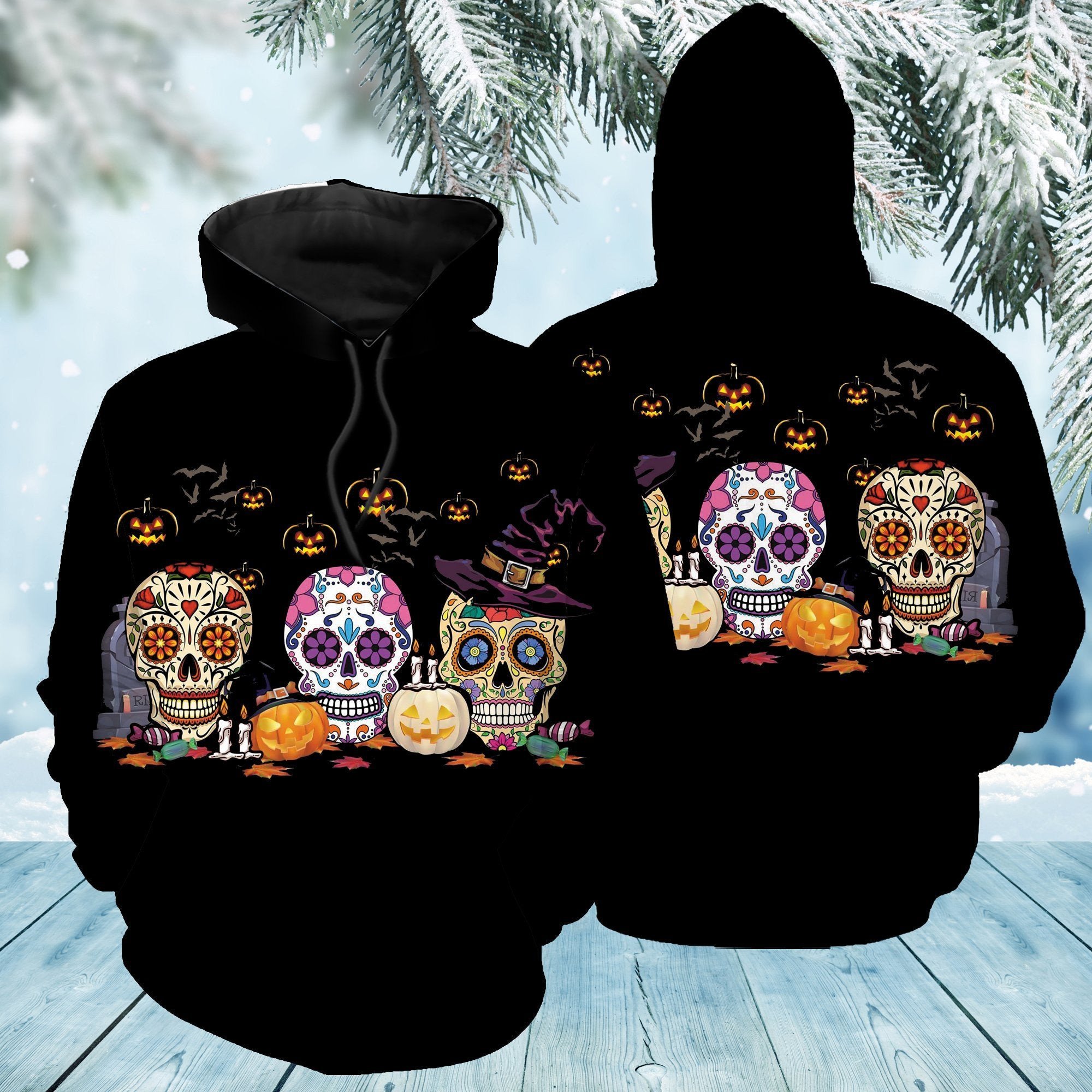 Mexican Skull 3D All Over Printed Sweatshirt, Hoodie, Zip Hoodie | Special Edition Fan Apparel For Men, Women