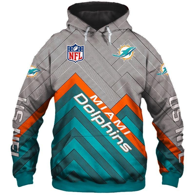 Miami Dolphins 3D All Over Printed Sweatshirt, Hoodie, Zip Hoodie | Nfl Fan Gear For Men, Women