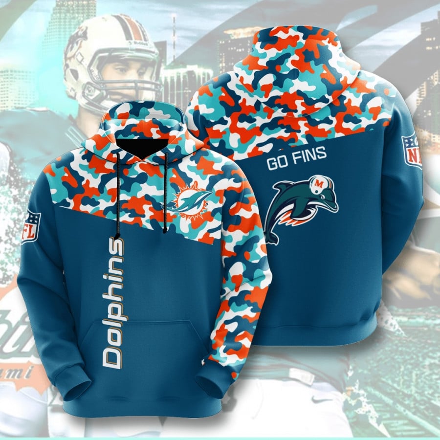 Miami Dolphins 3D All Over Printed Sweatshirt, Hoodie, Zip Hoodie | Nfl Fan Gear For Men, Women