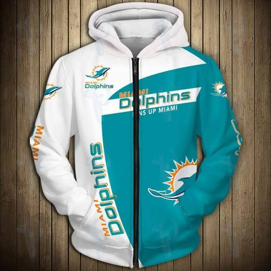 Miami Dolphins Nfl 3D All Over Printed Sweatshirt, Hoodie, Zip Hoodie | Nfl Fan Gear For Men, Women