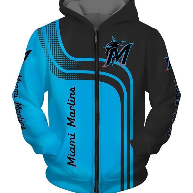 Miami Marlins 3D All Over Printed Sweatshirt, Hoodie, Zip Hoodie | Mlb Fan Gear For Men, Women