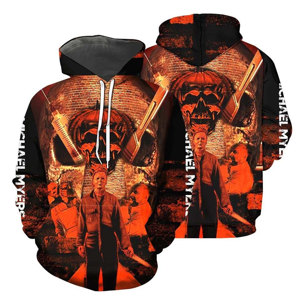 Michael Myers 3D All Over Printed Sweatshirt, Hoodie, Zip Hoodie | Fan Apparel For Men, Women
