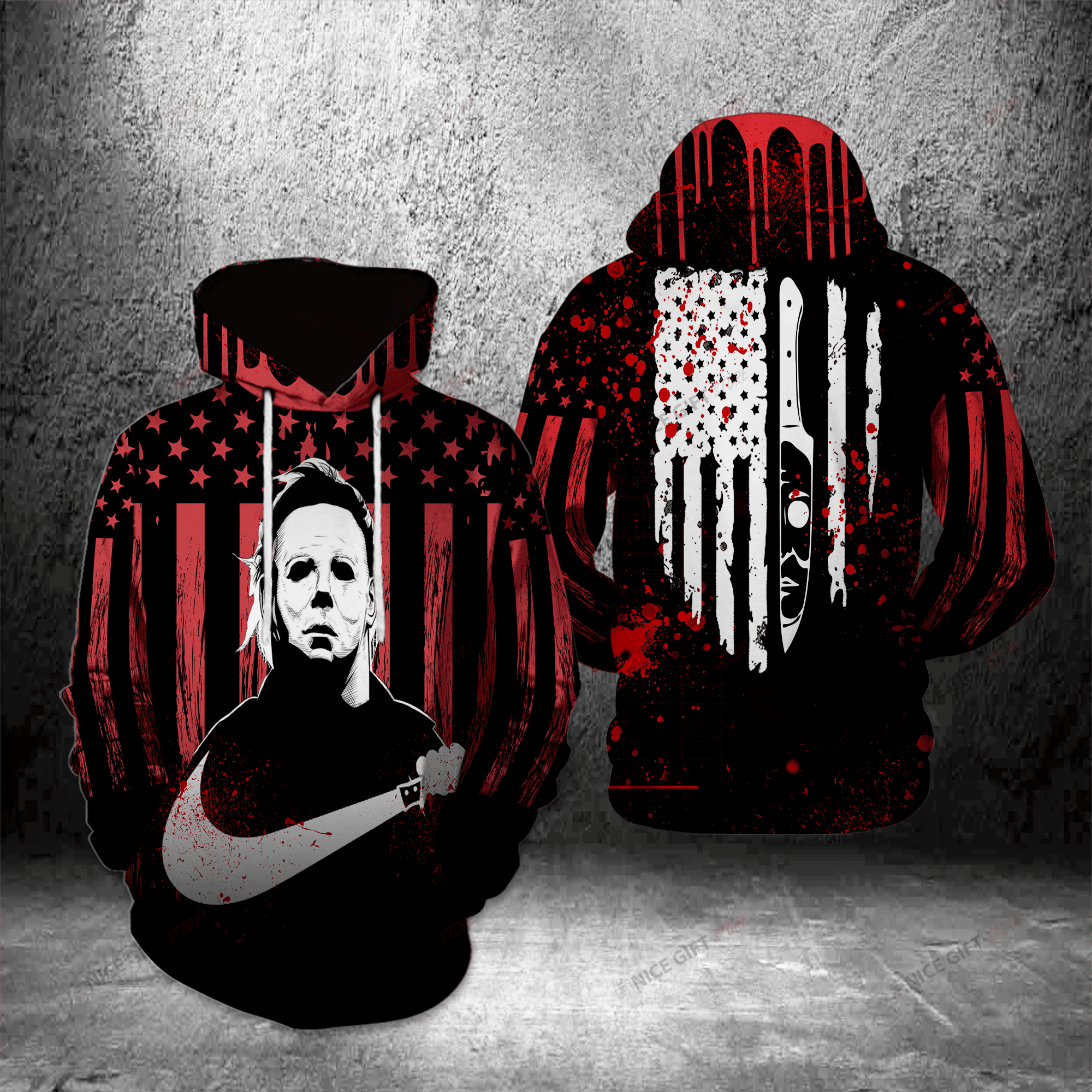 Michael Myers 3D All Over Printed Sweatshirt, Hoodie, Zip Hoodie | Fan Apparel For Men, Women