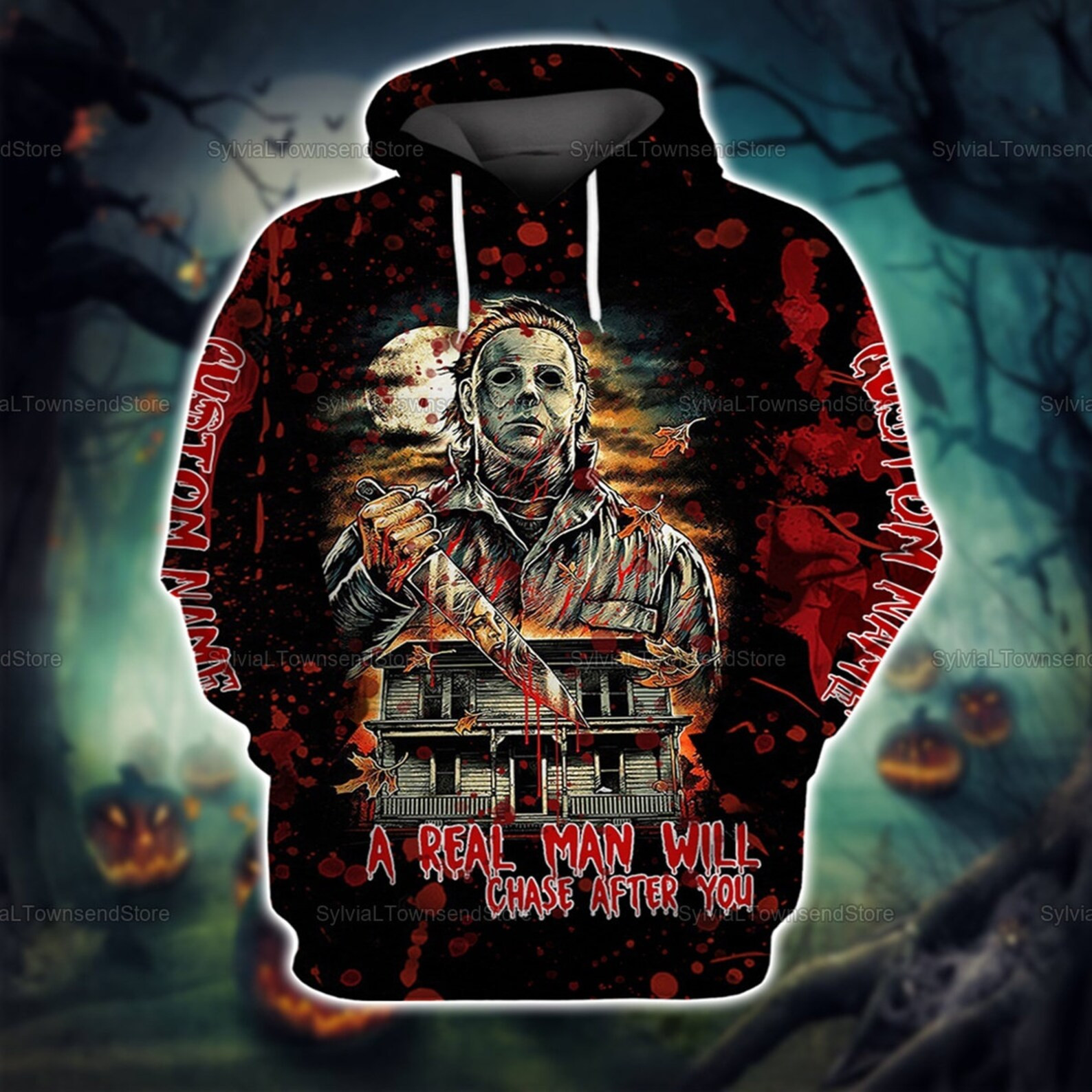 Michael Myers 3D All Over Printed Sweatshirt, Hoodie, Zip Hoodie | Fan Apparel For Men, Women