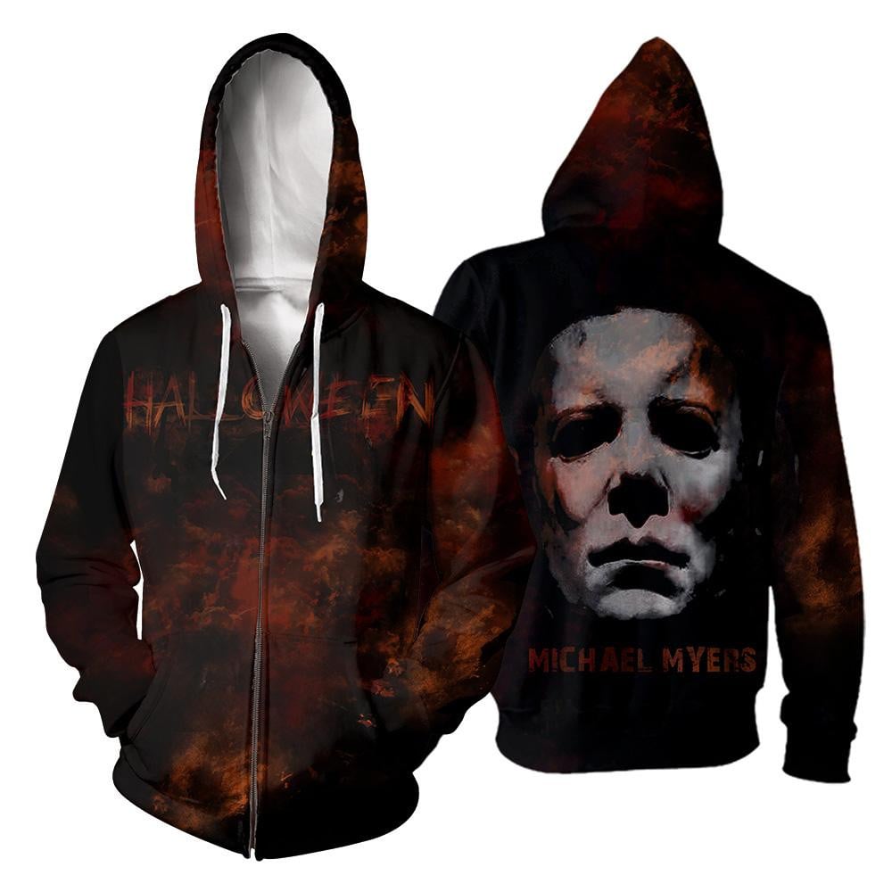 Michael Myers 3D All Over Printed Sweatshirt, Hoodie, Zip Hoodie | Fan Apparel For Men, Women