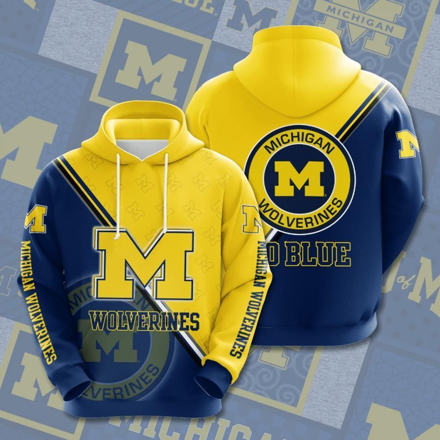 Michigan Wolverines 3D All Over Printed Sweatshirt, Hoodie, Zip Hoodie | Ncaa Fan Gear For Men, Women