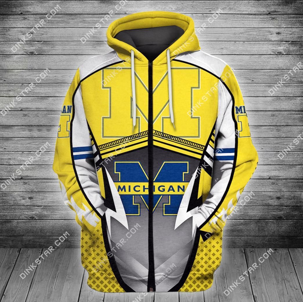 Michigan Wolverines 3D All Over Printed Sweatshirt, Hoodie, Zip Hoodie | Ncaa Fan Gear For Men, Women
