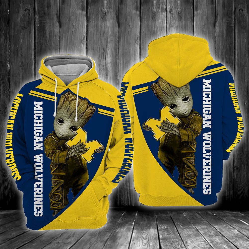 Michigan Wolverines 3D All Over Printed Sweatshirt, Hoodie, Zip Hoodie | Ncaa Fan Gear For Men, Women