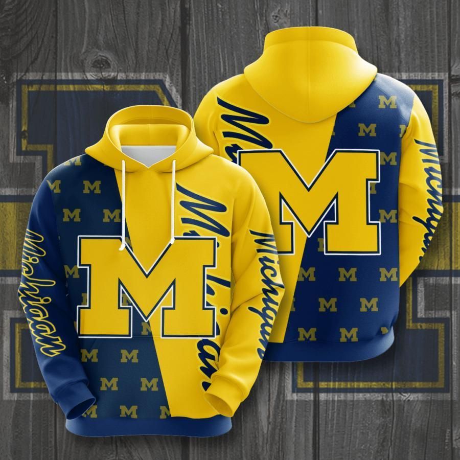 Michigan Wolverines 3D All Over Printed Sweatshirt, Hoodie, Zip Hoodie | Ncaa Fan Gear For Men, Women