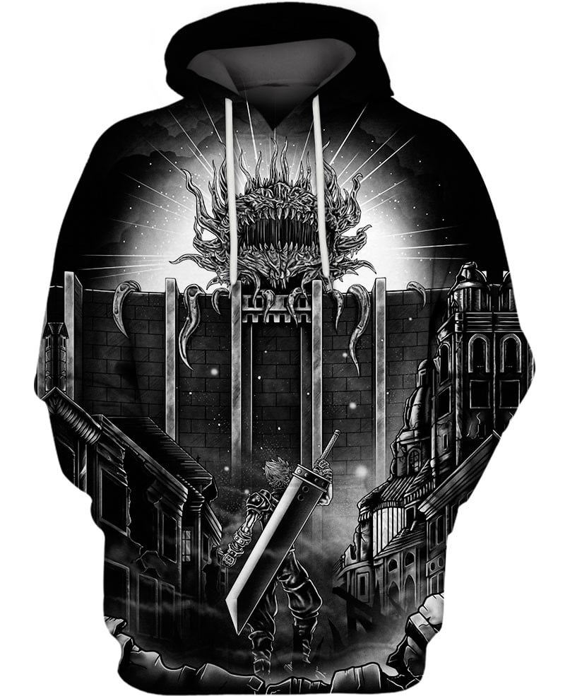 Midgar City 3D All Over Printed Sweatshirt, Hoodie, Zip Hoodie | Fan Apparel For Men, Women
