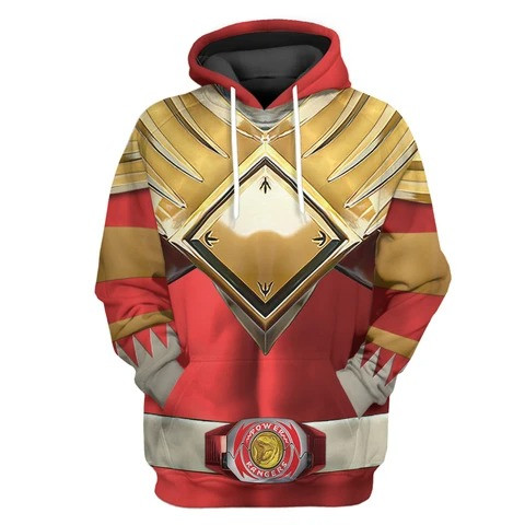 Mighty Morphin Red Power Rangers 3D All Over Printed Sweatshirt, Hoodie, Zip Hoodie | Nhl Fan Gear For Men, Women