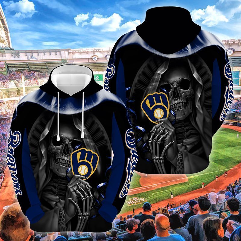 Milwaukee Brewers 3D All Over Printed Sweatshirt, Hoodie, Zip Hoodie | Mlb Fan Gear For Men, Women