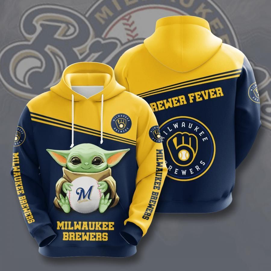 Milwaukee Brewers 3D All Over Printed Sweatshirt, Hoodie, Zip Hoodie | Mlb Fan Gear For Men, Women