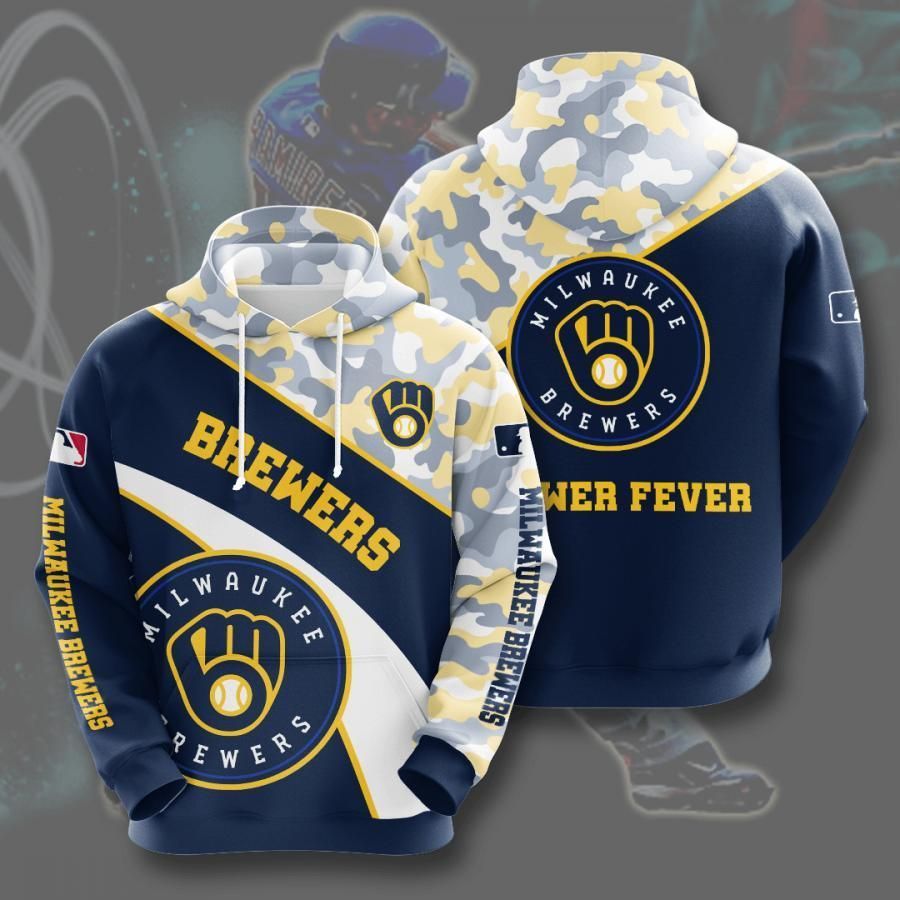 Milwaukee Brewers 3D All Over Printed Sweatshirt, Hoodie, Zip Hoodie | Mlb Fan Gear For Men, Women